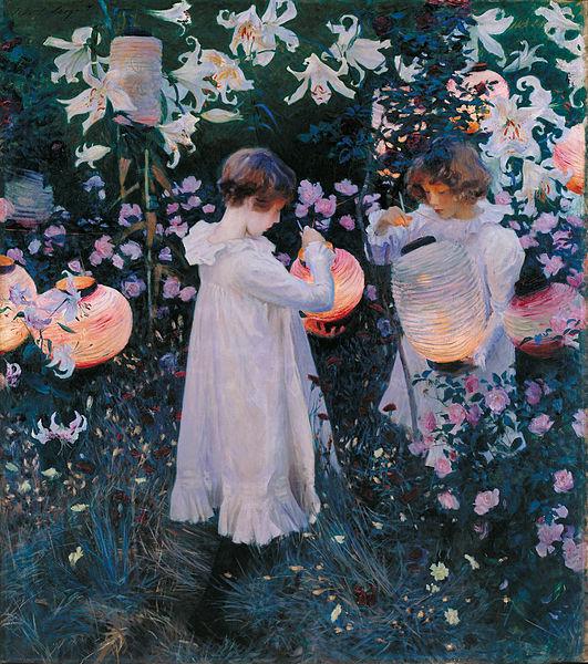 John Singer Sargent Carnation, Lily, Lily, Rose oil painting image